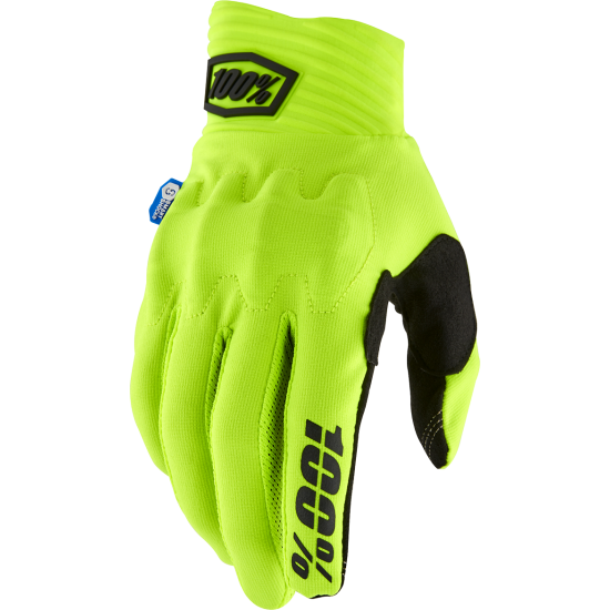 Luvas 100% Cognito Smart Yellow Fluo