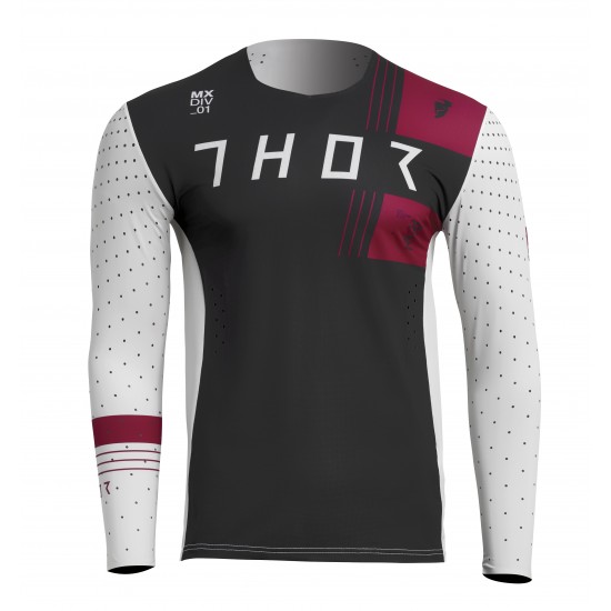 Camisola Thor Prime Strike Black/White/Maroon