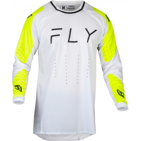 Camisola Fly Racing Evolution DST White / Hi-Vis