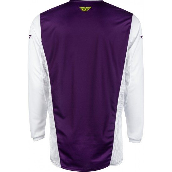 Camisola Fly Racing Kinetic Reload Deep Purple / White / Hi Vis