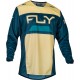 Camisola Fly Racing Kinetic Reload Ivory / Navy / Cobalt