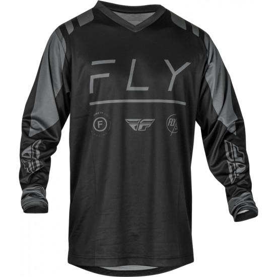 Camisola Fly Racing F16 Black / Charcoal