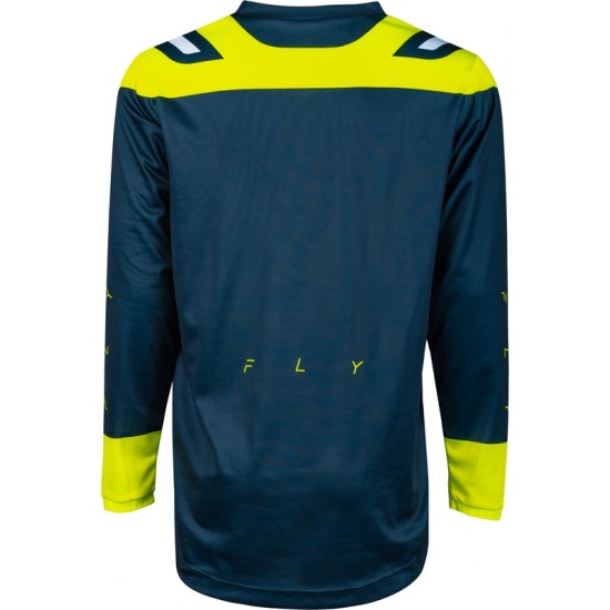 Camisola Fly Racing F16 Navy / Hi-Vis / White