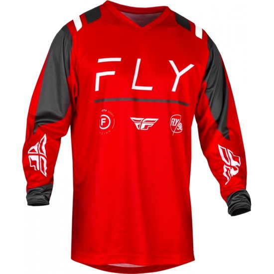 Camisola Fly Racing F16 Red / Charcoal / White