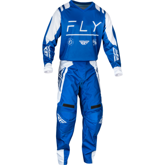 Calças Fly Racing F16 True Blue / White