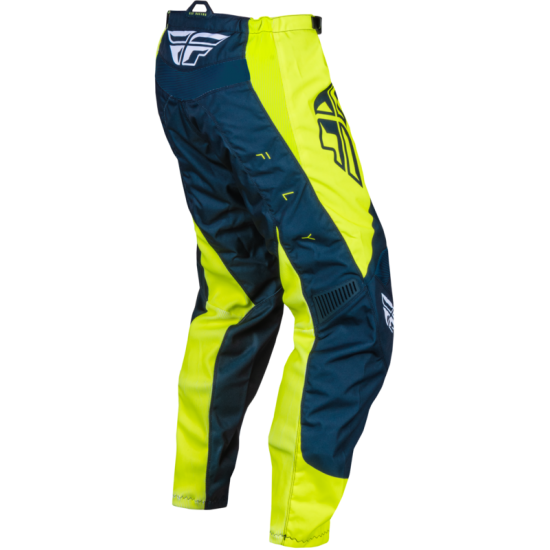 Calças Fly Racing F16 Navy / Hi-Vis / White