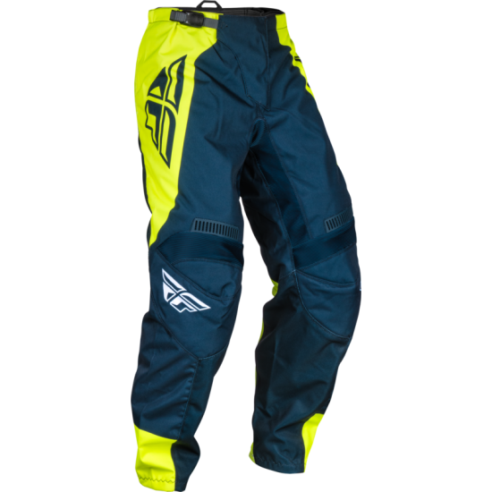 Calças Fly Racing F16 Navy / Hi-Vis / White