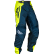 Calças Fly Racing F16 Navy / Hi-Vis / White