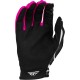 Luvas Fly Racing Lite Uncaged Black / White / Neon Pink