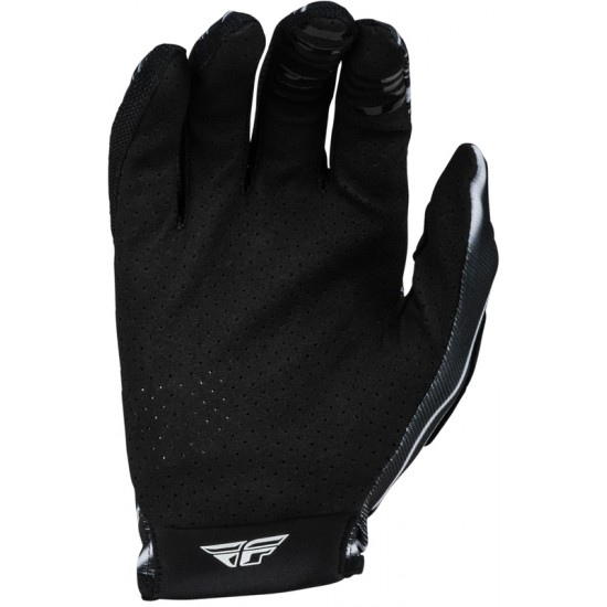 Luvas Fly Racing Lite Warped Black / White