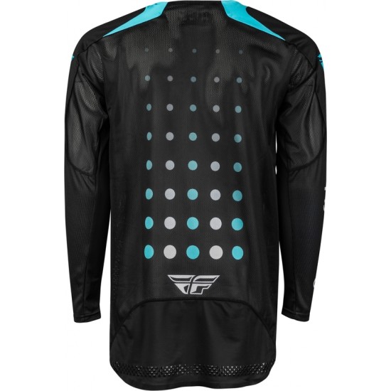 Camisola Fly Racing Evolution DST SE Strobe Black/Electric Blue