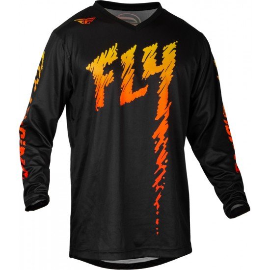 Camisola Criança Fly Racing F16 Black / Yellow / Orange