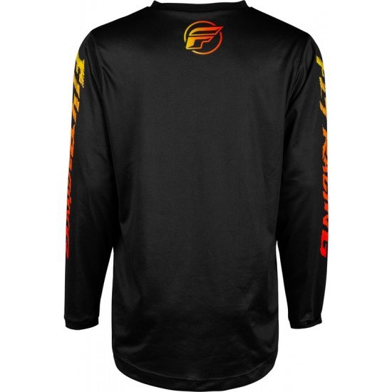 Camisola Criança Fly Racing F16 Black / Yellow / Orange