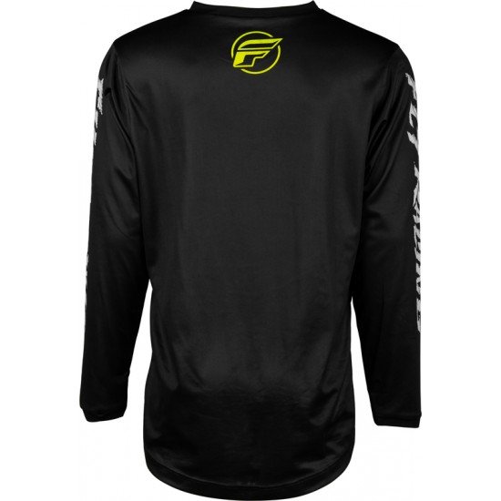 Camisola Criança Fly Racing F16 Black / Green Neon / Light Grey