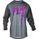 Camisola Criança Fly Racing F16 Grey / Charcoal / Pink