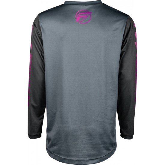 Camisola Criança Fly Racing F16 Grey / Charcoal / Pink