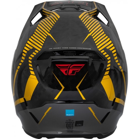 Capacete Fly Racing Formula Carbon Tracer Gold / Black