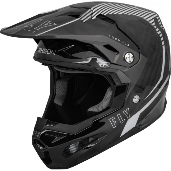 Capacete Fly Racing Formula Carbon Tracer Silver / Black