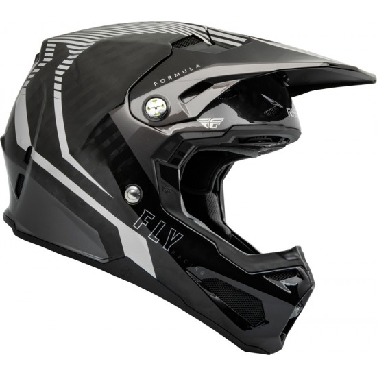 Capacete Fly Racing Formula Carbon Tracer Silver / Black