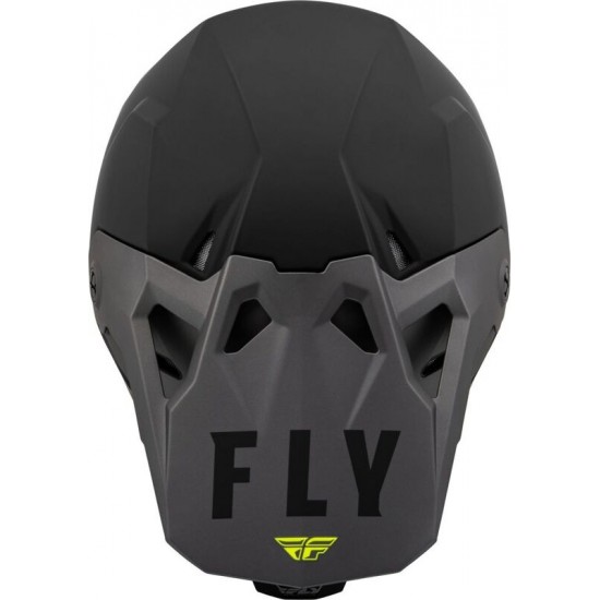 Capacete Fly Racing Formula CP Slant Matte Black / Grey / Hi Vis