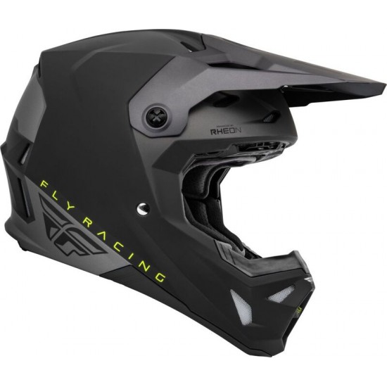 Capacete Fly Racing Formula CP Slant Matte Black / Grey / Hi Vis