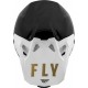 Capacete Fly Racing Formula CP Slant Black / White / Gold