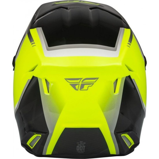 Capacete Fly Racing Kinetic Vision Hi-Vis Yellow / Black