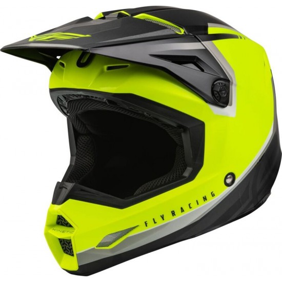 Capacete Fly Racing Kinetic Vision Hi-Vis Yellow / Black