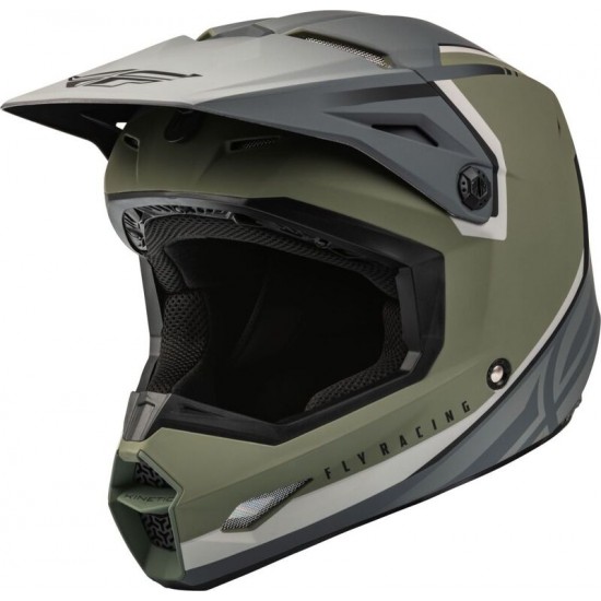 Capacete Fly Racing Kinetic Vision Green / Grey