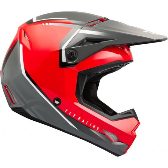 Capacete Fly Racing Kinetic Vision Red / Grey