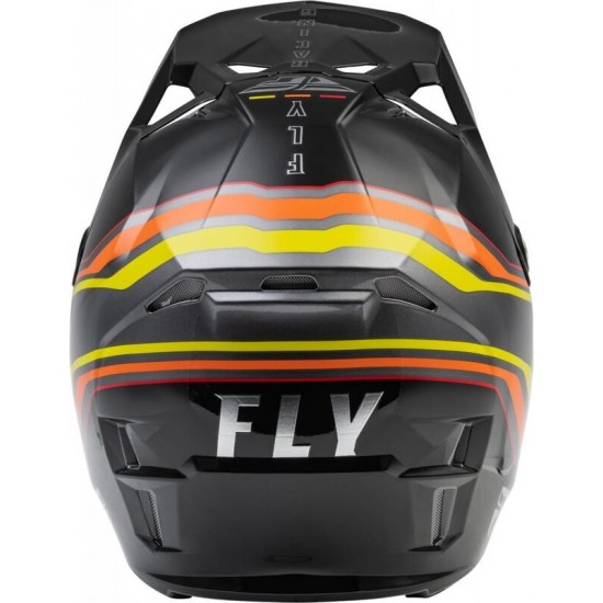 Capacete Fly Racing Formula CP S.E Rave Black / Yellow / Red