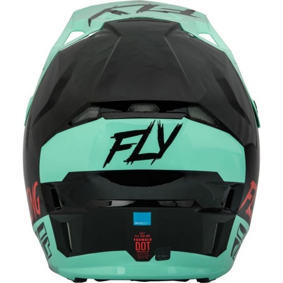 Capacete Fly Racing Formula CP S.E Rave Black / Mint / Red