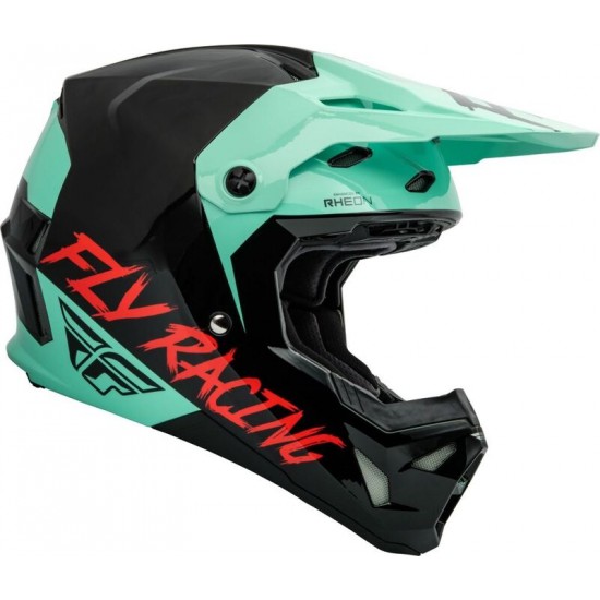 Capacete Fly Racing Formula CP S.E Rave Black / Mint / Red