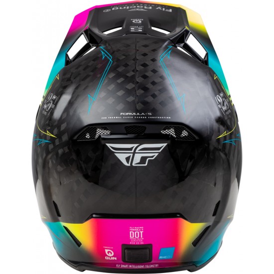 Capacete Fly Racing Formula Smart Carbon Legacy Black / Electric