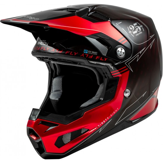 Capacete Fly Racing Formula Smart Carbon Legacy Red / Black