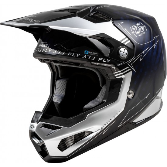 Capacete Fly Racing Formula Smart Carbon Legacy Blue / Silver