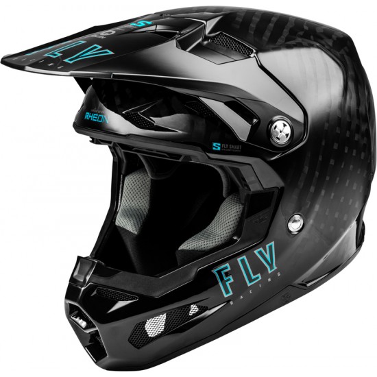 Capacete Fly Racing Formula Smart Carbon Solid Matte Black