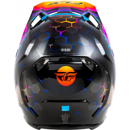 Capacete Fly Racing Formula CC Tektonic Black / Sunset