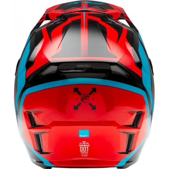 Capacete Fly Racing Formula CP Krypton Red / Black / Blue