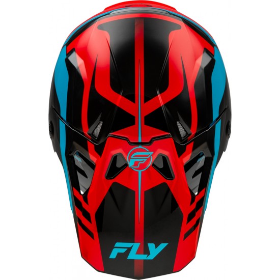 Capacete Fly Racing Formula CP Krypton Red / Black / Blue