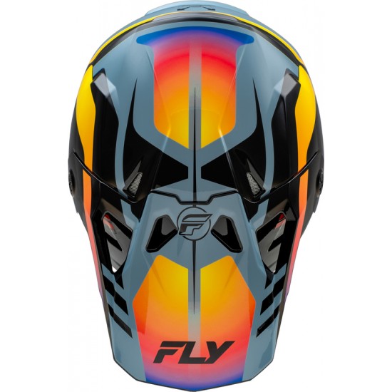 Capacete Fly Racing Formula CP Krypton Grey / Black / Electric Fade