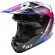 Capacete Fly Racing Formula CP Krypton White / Black / Purple