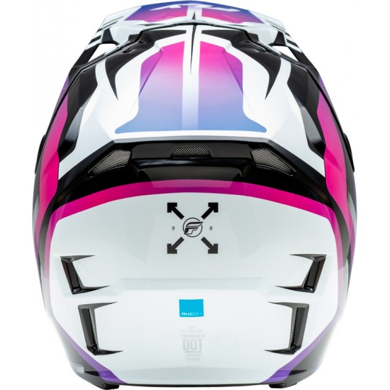 Capacete Fly Racing Formula CP Krypton White / Black / Purple