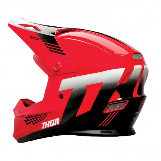 Capacete Thor Sector 2 Crave White / Red