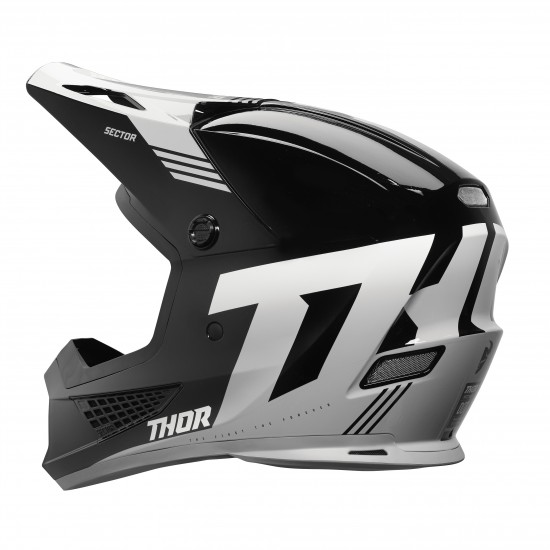 Capacete Thor Sector 2 Crave Black / White