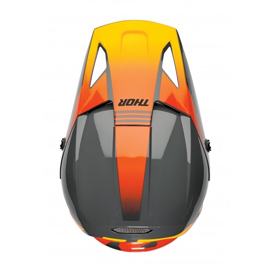 Capacete Thor Sector 2 Crave Charcoal / Orange