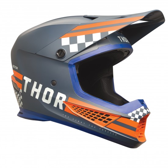 Capacete Thor Sector 2 Combat Midnight / Orange