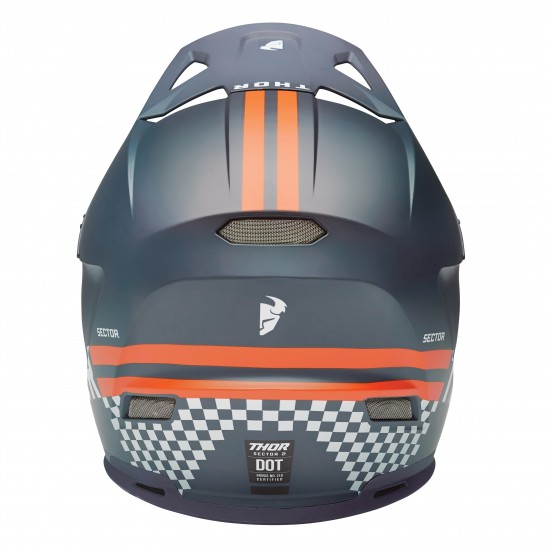 Capacete Thor Sector 2 Combat Midnight / Orange