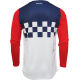 Camisola Thor Hallman Differ Cheq White / Red / Blue