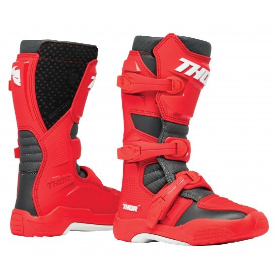 Botas Criança Thor Blitz XR Red / Charcoal